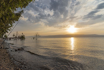 Sunset on the Kinneret